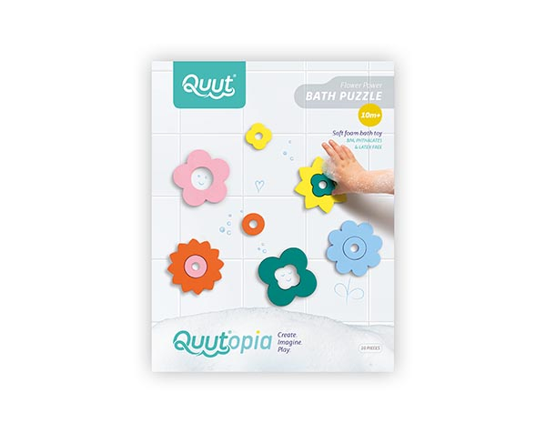 Flower Power bath puzzle de Quut Bath Toys