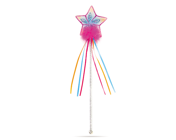 Glitter Rainbow Wand Fuchsia de GP Complementos Disfraces