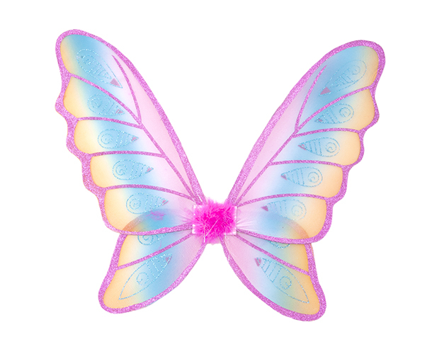 Glitter Rainbow Wings Fuchsia de Great Pretenders