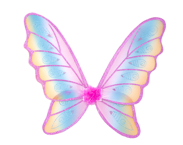 Glitter Rainbow Wings Fuchsia de GP Complementos Disfraces