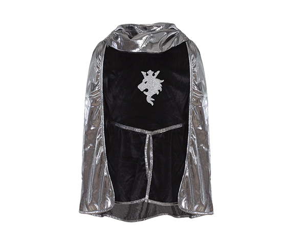 Silver Knight Tunic Cape Crown Size 5-6 de GP Disfraces