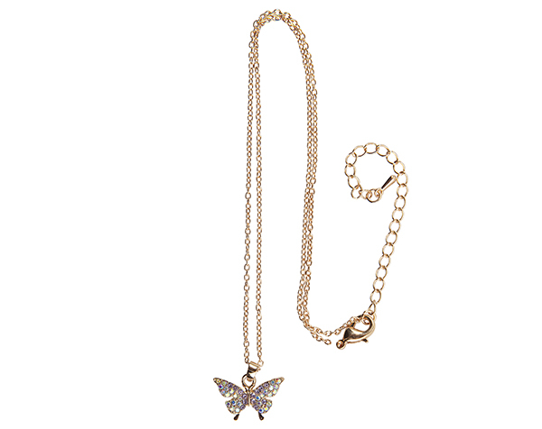 Boutique Butterfly Gem Necklace de GP Boutique Jowelry