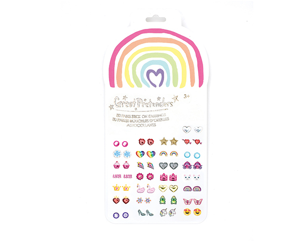 Rainbow Love Sticker Earrings (30 pairs) de Great Pretenders