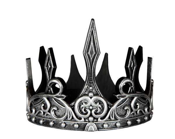 Mediaval Crown SIlver/Black de GP Complementos Disfraces