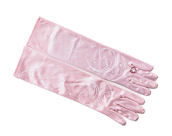 Princess Swirl Gloves, Light Pink de Great Pretenders