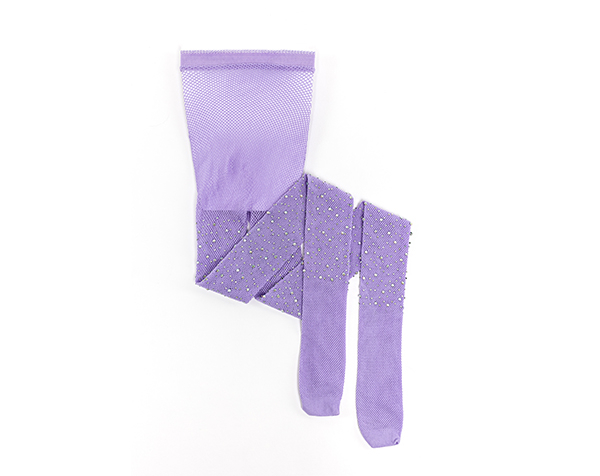 Rhinestone Tights Lilac, Size 3-8 de GP Outlet 