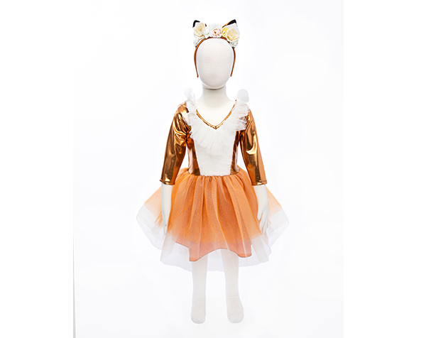 Woodland Fox Dress w/HB Size 5-6 de GP Disfraces