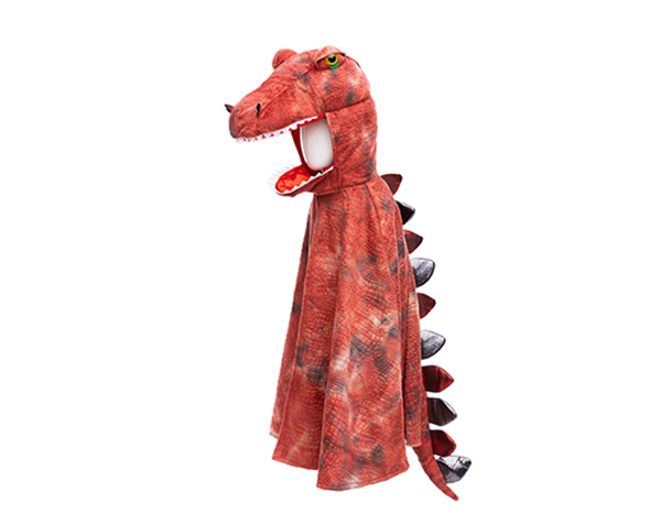 Grandasaurus T-Rex Cape & Claws red&black  size 5-6 de GP Capas y Tutús