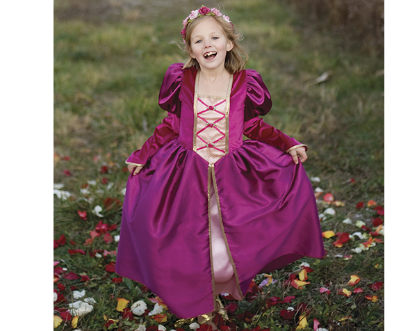 Medieval Queen Magenta SIze 3-4 de GP Disfraces