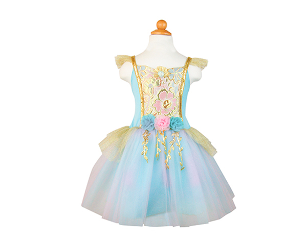 Mermalicious Dress with Tail. Pastel/Auga Size 5-6 de GP Disfraces
