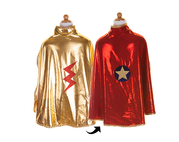Rev. Wonder Cape Red/Gold Size 5-6 de GP Capas y Tutús