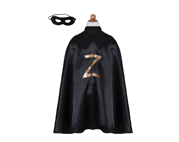 Zorro Cape w/Mask Black Size 5-6 de GP Outlet 