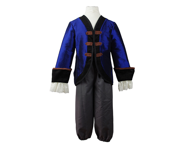 Commodore Pirate Jacket Pant and Hat Size 3-4 de Great Pretenders
