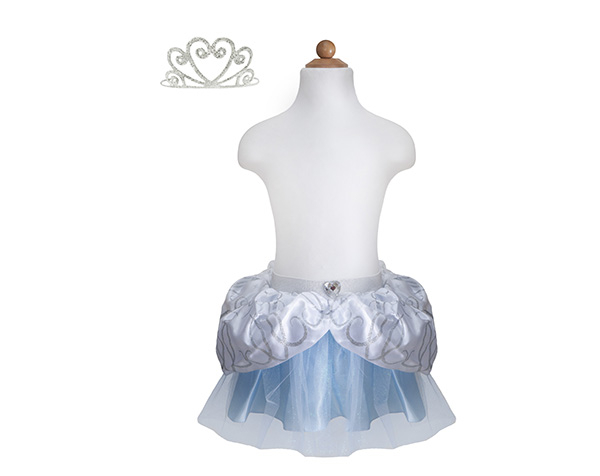 Cinderella Skirt w/Tiara Size 4-6 de GP Outlet 