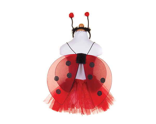 Glitter Ladybug Set Size 4-6 de GP Disfraces
