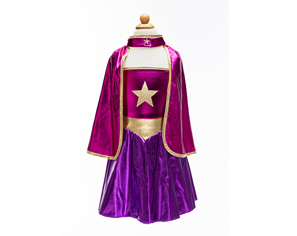 Superhero Star Dress/Cape/Headpice Size 4-6 de GP Capas