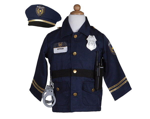 Police Officer w/Accessories (Garment Bg) Size 4-6 de GP Disfraces Oficios