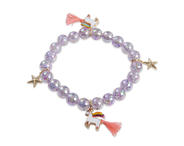 Unicorn Star Bracelet Purple de Great Pretenders