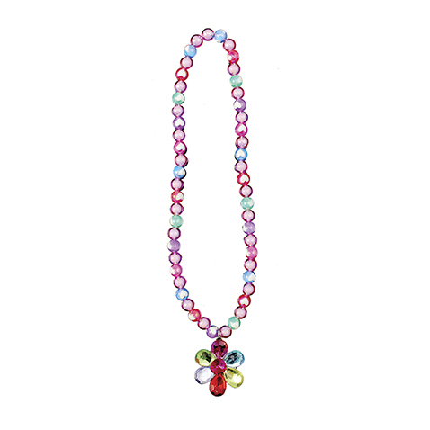 Flower Gem Bead Necklace de GP Outlet 