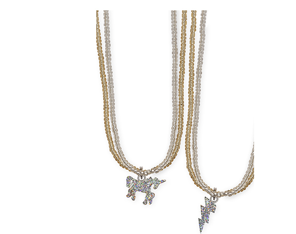 Glitter Unicorn Lightning Necklace de GP Classic Jowelry