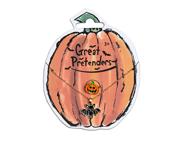 Bat Necklace & Pumpkin Ring de Great Pretenders