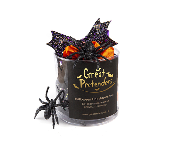 Halloween Schrunchies (spiders and bats) 18 pcs de Great Pretenders