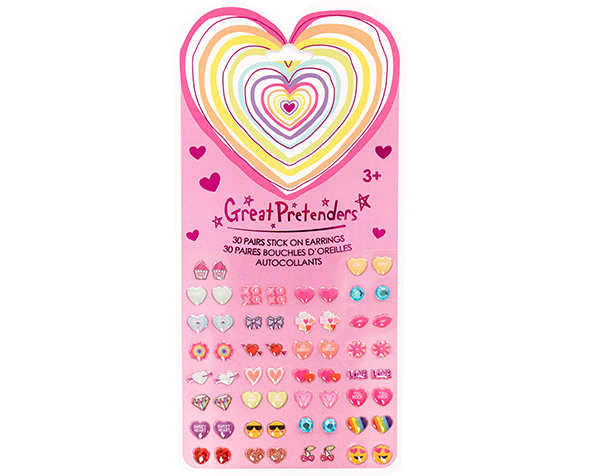 Heart Sticker Earrigs (30 pairs) de GP Stickers y Tattoos