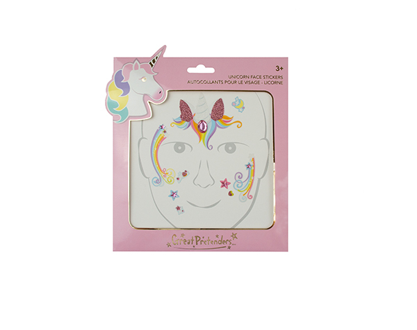 Unicorn Fairy Face Stickers de Great Pretenders