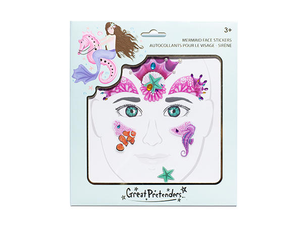 Mermaid Face Stickers de GP Stickers y Tattoos