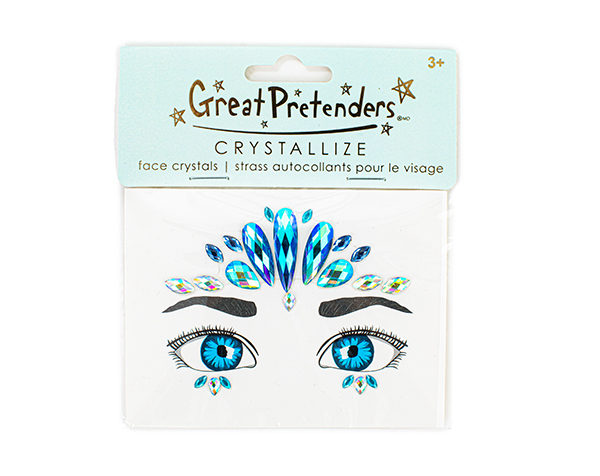 Face Crystals Ocean Mermaid de GP Stickers y Tattoos