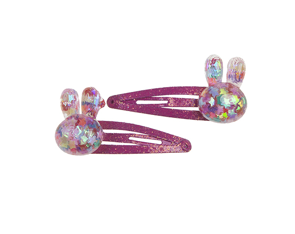 Bunny Bling Hairclips de GP Classic Jowelry