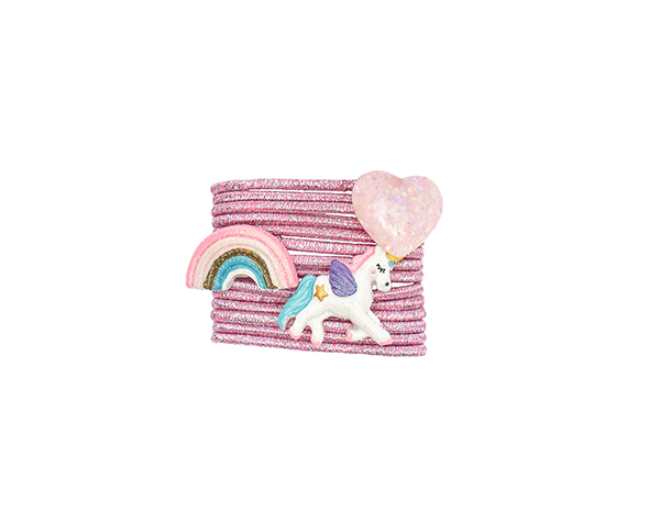 Chunky Charm Ponytail Holders 12 pcs de GP Outlet 