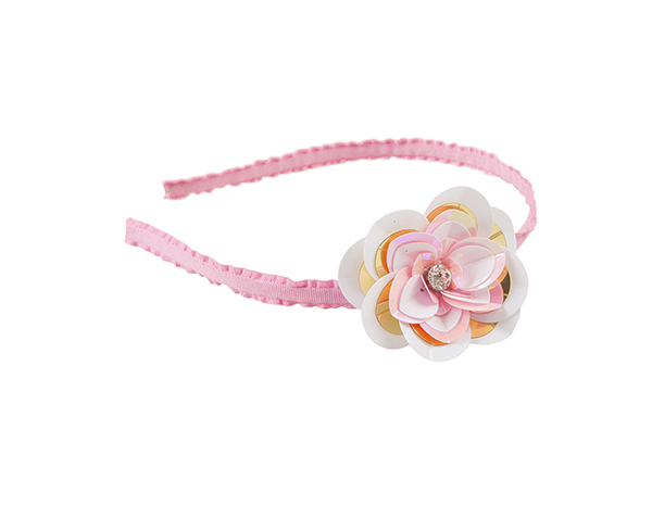 Glitter Petal Flower Headband de GP Classic Jowelry