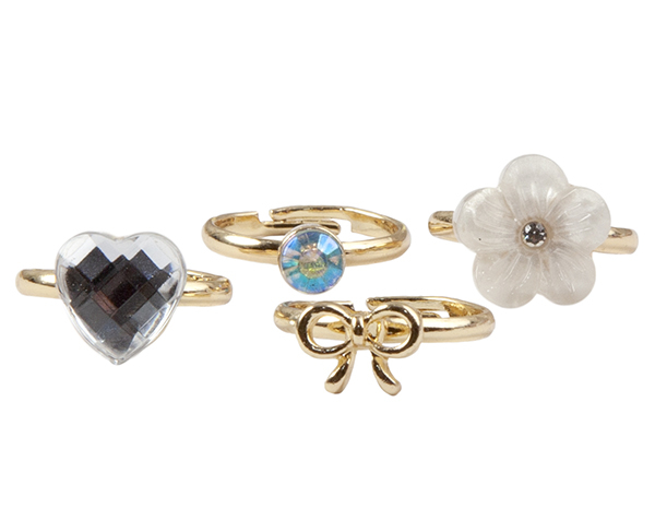 Boutique Sassy Rings 4 Pcs de GP Boutique Jowelry