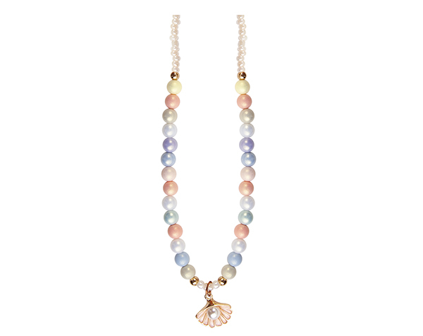 Boutique Pastel Shell Necklace de GP Boutique Jowelry