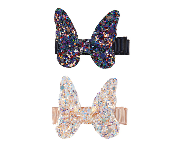 Boutique Rockstar  Butterfly Hairclips 2 styles assorted de Great Pretenders
