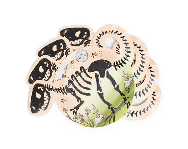 Plates Dinosaur Small (8 pcs) de GP Outlet 