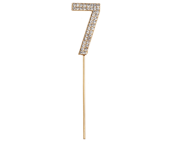 Rhinestone Number 7 (1pc) de GP Outlet 