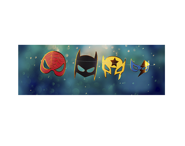 Masks Superhero (8pcs) de Great Pretenders
