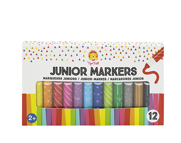 Junior Markers (12 pc in Display) de Tiger Tribe 