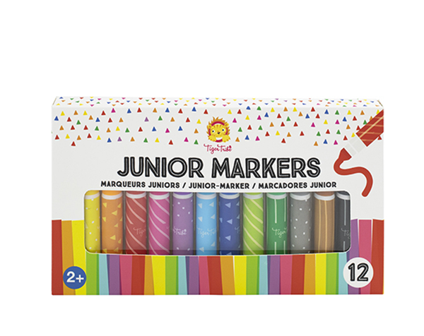 Junior Markers (12 pc in Display) de Tiger Tribe 