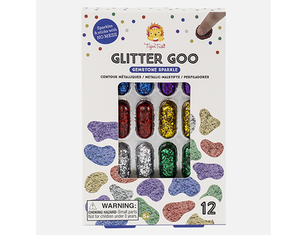 Glitter Goo Gemstone Sparkle (12 pc in Display) de Tiger Tribe 