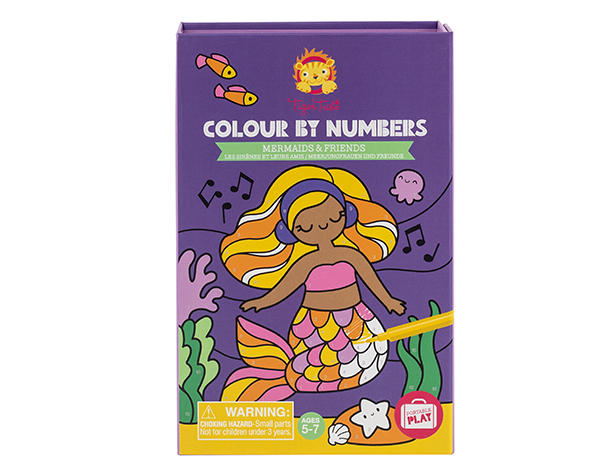 Colour By Numbers Mermaids and Friends de Tiger Tribe 