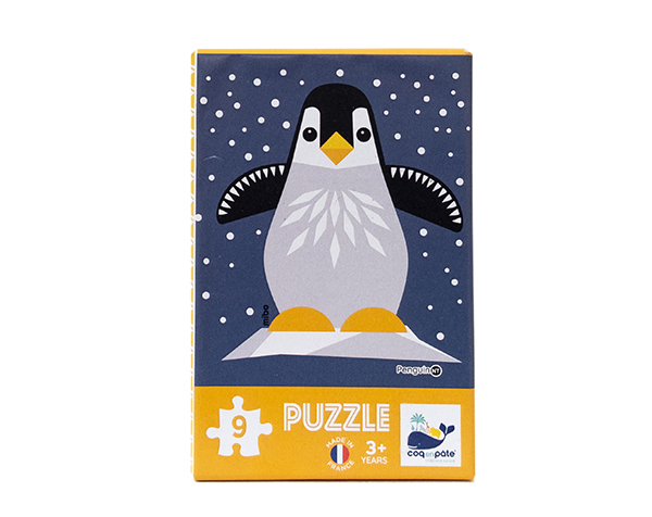 Puzzle 9p Penguin  de Coq en Pâte Permanente y Accesorios