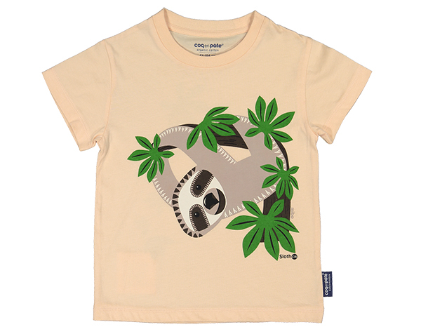 Sloth Pink T-Shirt 2 de Coqenpâte Primavera Verano 2023
