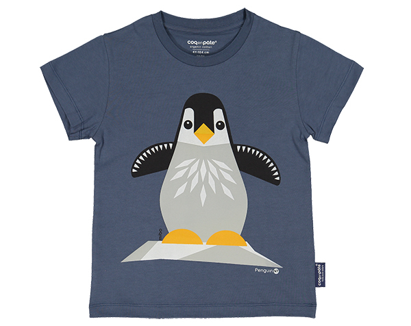 Penguin Blue T-Shirt 2 de Coqenpâte Primavera Verano 2023