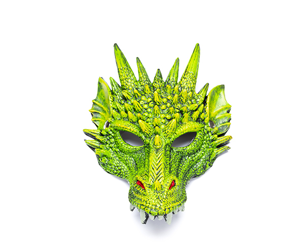 Dragon Mask Green de GP Complementos Disfraces