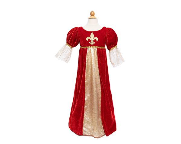 Red Tudor Dress, Size 5-6 de GP Disfraces
