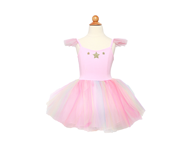 Star Burst Rainbow Dress, SIize 5-6 de GP Disfraces