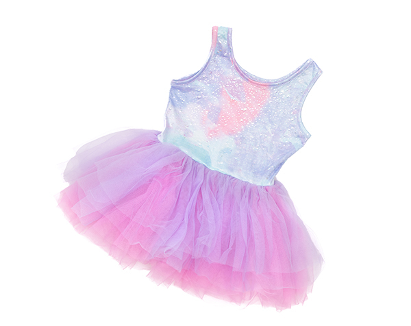 Ballet Tutu Dress Multi/Lilac, Size 3-4 de GP Disfraces
